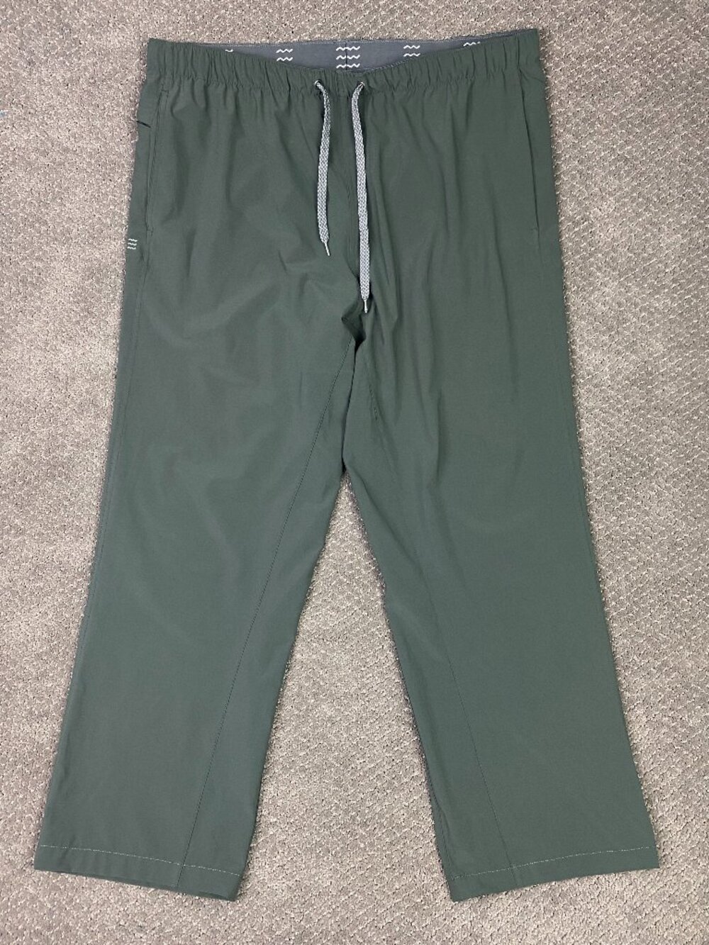 Free Fly Jogger Pants Track Men's XXL Green Breeze Athletic Gym Running